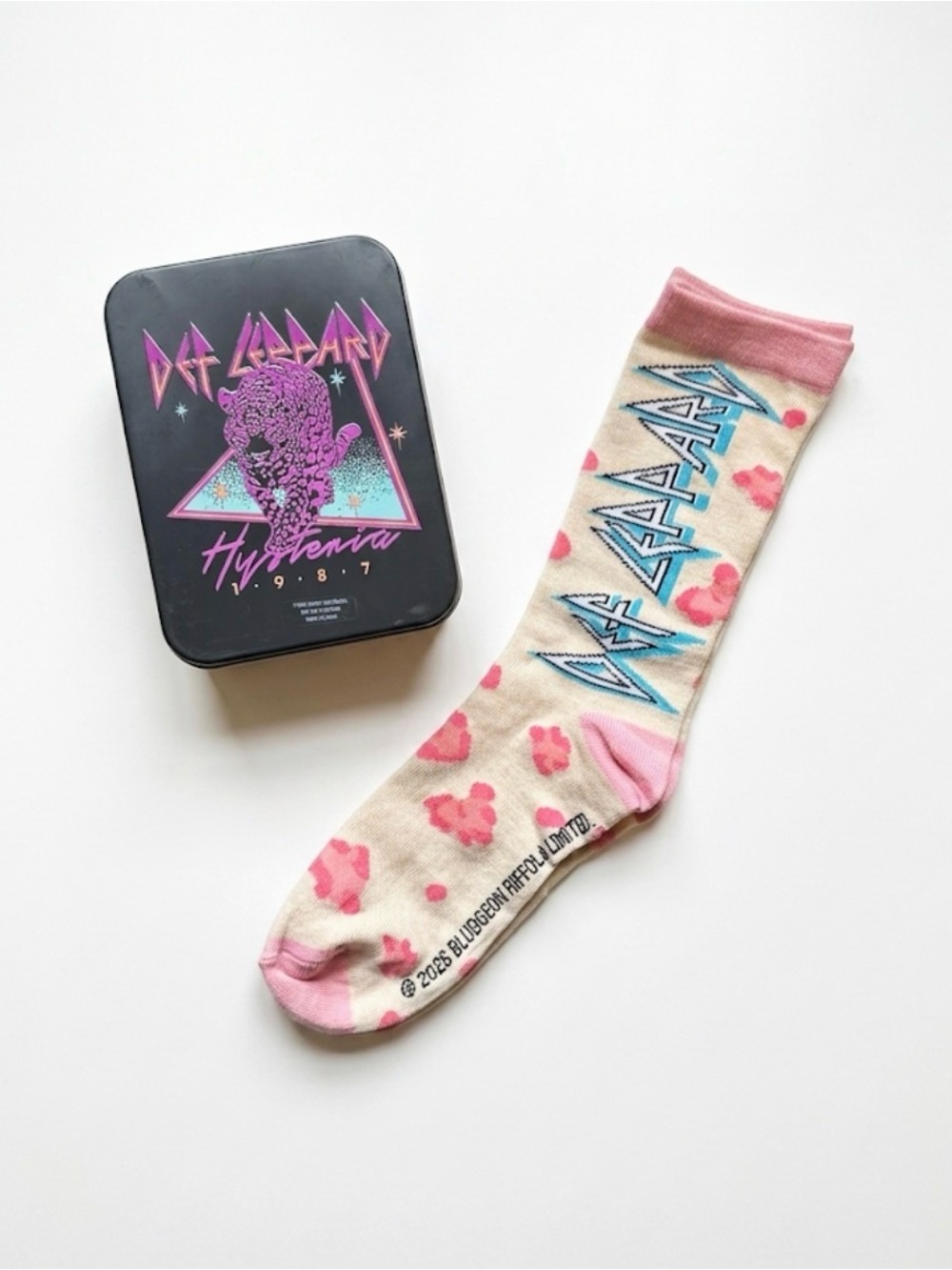 Unisex Def Leppard Band Socks With Collectible Box